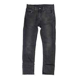 Levi's 511 Stretch Slim Fit Black Dark Wash Denim Tapered Jeans Men's Size 30x30